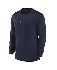 Nike Men's Navy Houston Texans Player Long Sleeve Performance T-Shirt