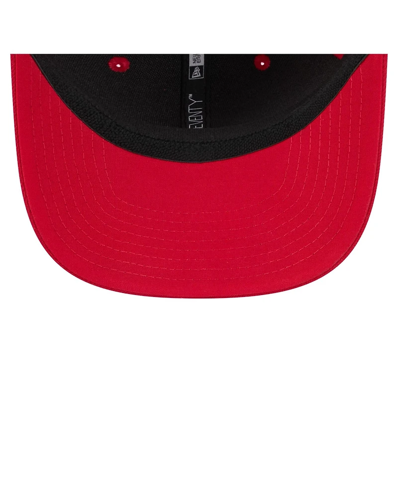New Era Men's Red Cincinnati Reds Multi-Rope 9Seventy Stretch-Snap Hat