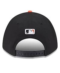 New Era Men's White Baltimore Orioles Player Replica 9Forty Adjustable Hat