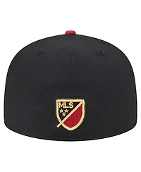 New Era Men's Black Atlanta United Fc 2025 Kickoff 59FIFTY Fitted Hat