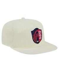 New Era Men's Cream St. Louis City Sc 2025 Kickoff Snapback Golfer Hat
