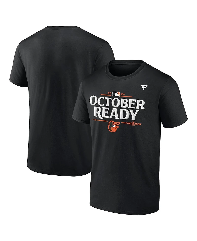 Fanatics Big Boys and Girls Black Baltimore Orioles 2024 Mlb Postseason Locker Room T-Shirt