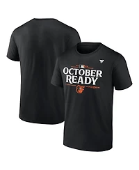 Fanatics Big Boys and Girls Black Baltimore Orioles 2024 Mlb Postseason Locker Room T-Shirt