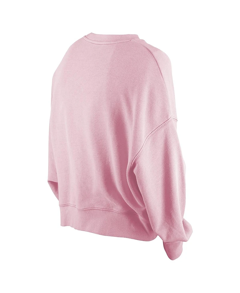 New Era Women's Pink Pittsburgh Steelers Cozy Pullover Sweatshirt