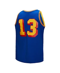 Mitchell & Ness Men's Wilt Chamberlain Royal San Francisco Warriors Hardwood Classics 1963/64 Swingman Jersey