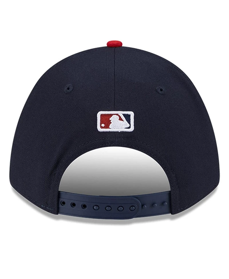 New Era Men's Navy Washington Nationals Player Replica 9Forty Adjustable Hat
