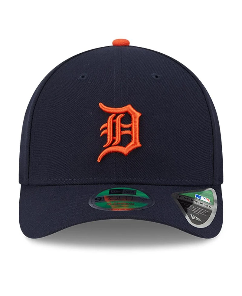 New Era Men's Navy Detroit Tigers Player Replica 9FORTY Adjustable Hat