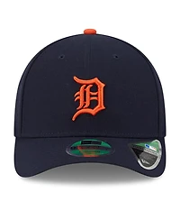 New Era Men's Navy Detroit Tigers Player Replica 9FORTY Adjustable Hat