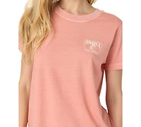 O'Neill Juniors' Coral Crest Short-Sleeve Cotton Graphic T-Shirt