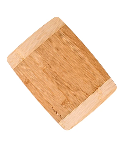 Bamboo Rectangular Cutting Board, Two-Tone
