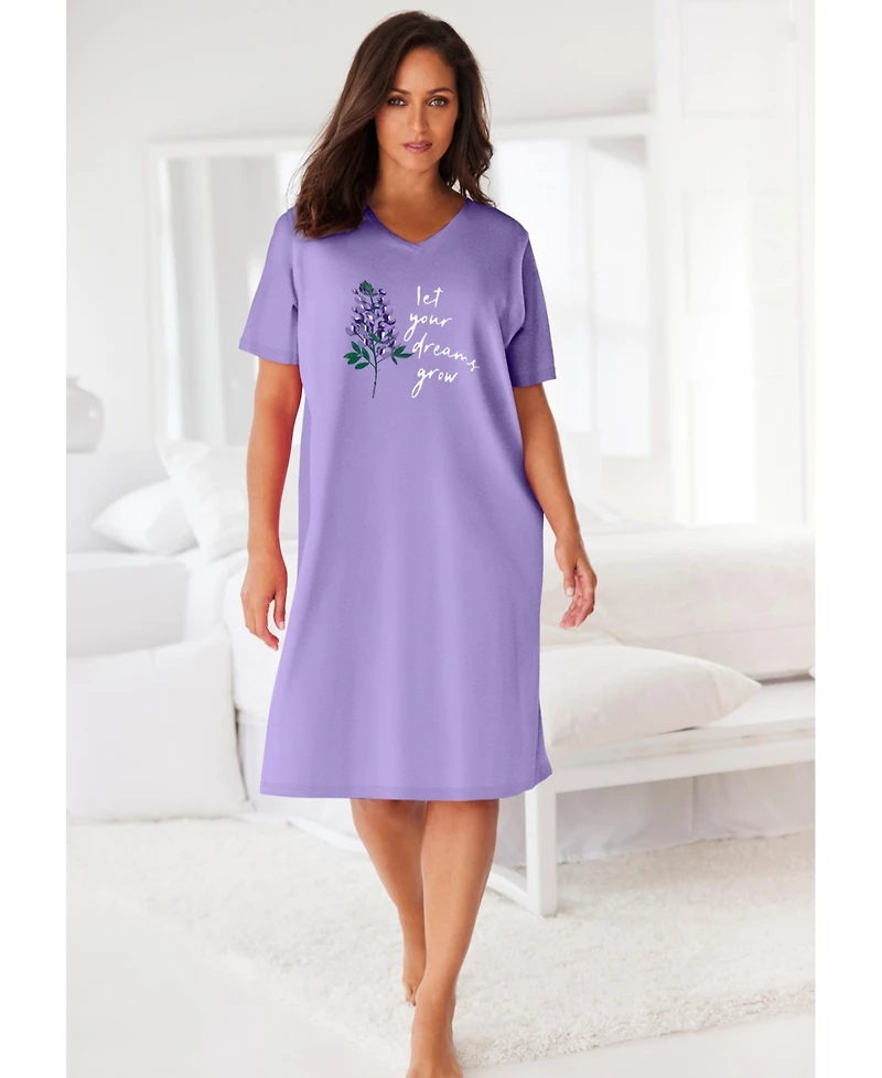 Only Necessities Women's Graphic Sleepshirt