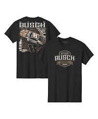 Richard Childress Racing Team Collection Men's Black Kyle Busch 8 Rebel T-Shirt