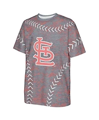 Outerstuff Big Boys and Girls Navy St. Louis Cardinals Slide Score Bold T-Shirt