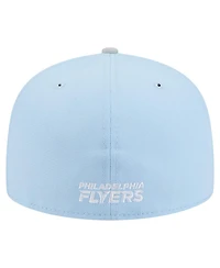 New Era Men's Light Blue/Gray Philadelphia Flyers Color Pack Two-Tone 59FIFTY Fitted Hat