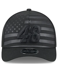 New Era Men's Black Alex Bowman American Flag 9FORTY M-Crown A-Frame Adjustable Hat