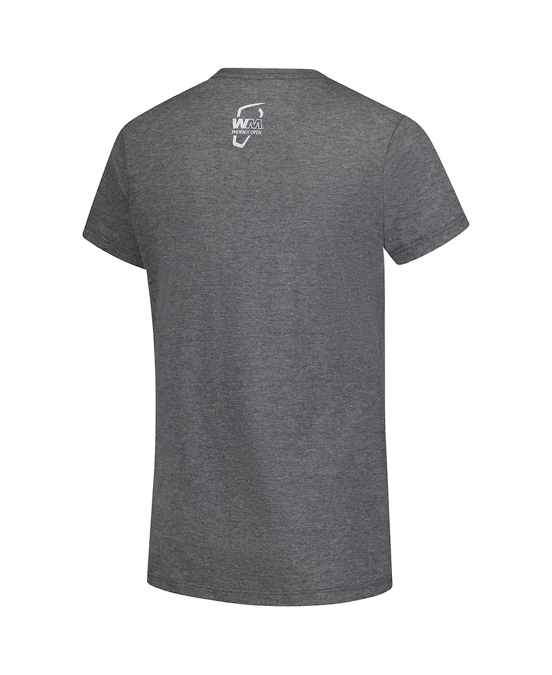 Ahead Women's Heather Gray 2025 Wm Phoenix Open Cactus Danby Tri-Blend T-Shirt