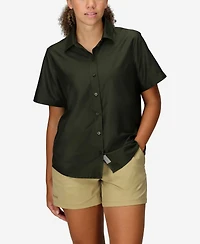 Marmot Women's Air Exchange Short Sleeve Camp Collar Shirt