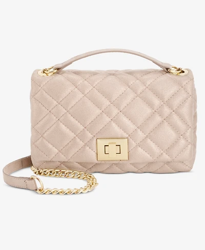 I.n.c. International Concepts Small Ajae Pearlized Quilted Crossbody, Exclusively at Macy's