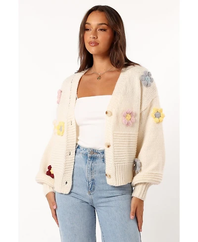 Petal and Pup Women's Sienna Flower Cardigan