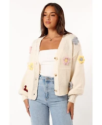 Petal and Pup Women's Sienna Flower Cardigan