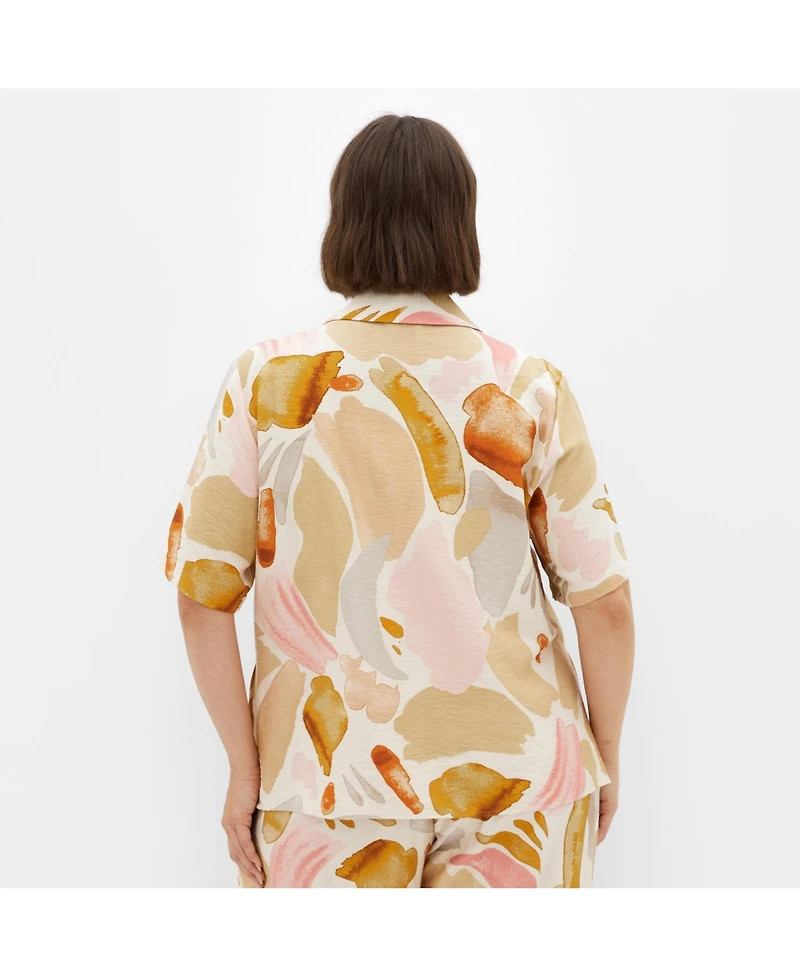 City Chic Plus Surface Level Shirt