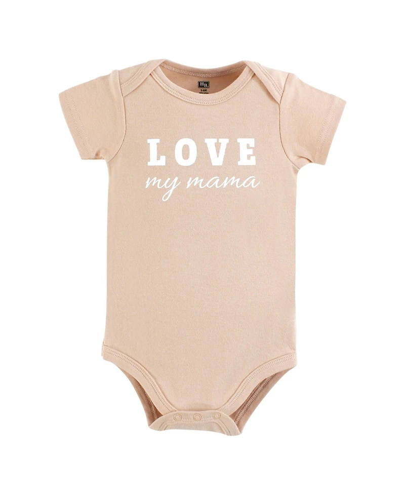 Hudson Baby Boys Essential Cotton Bodysuits 5-Piece Set