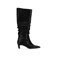 Kalila Black Leather Boots