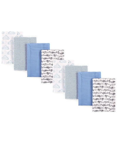 Hudson Baby Boys Soft Flannel Blend Burp Cloth Set