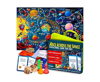 Quokka Geography Board Game for Kids - Certifed 6+ years, Recommended Age 8-12 years