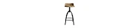 Swivel Bar Stool with Backrest – Adjustable Industrial Style Seating