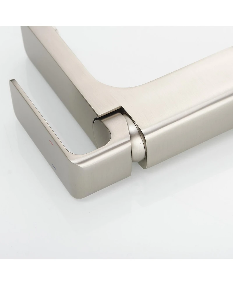 Single Hole Single-Handle Bathroom Faucet Brushed Nickel