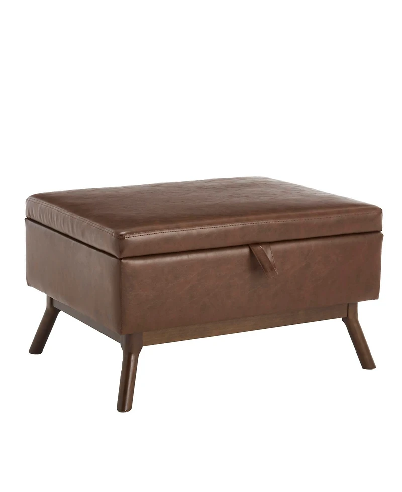 Streamdale Mid-century modern storage bench/coffee table, Assembled, Living/entry/family room