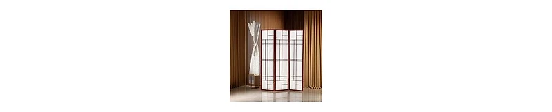 3-Panel Wooden Folding Screen – Traditional Room Partition & Privacy Divider
