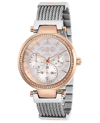 Invicta Women's 28922 Angel Quartz Chronograph White Dial Watch