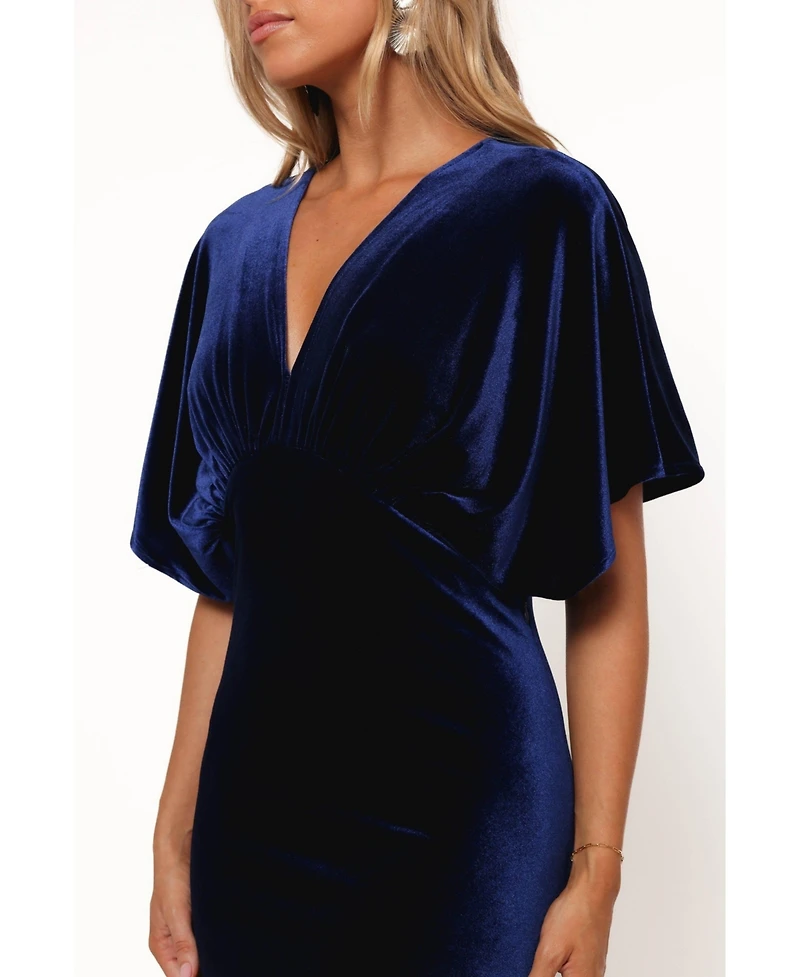 Petal and Pup Women's Ricki Velvet Maxi Dress
