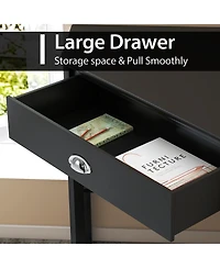 Corner Wooden Piece Laptop Computer Desk