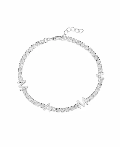 Unwritten Cubic Zirconia Mama Tennis Bracelet