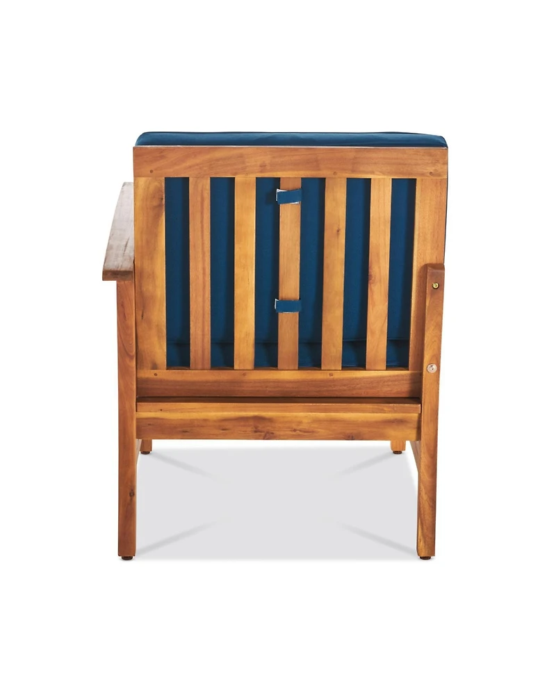 Streamdale Modular Acacia Wood 7-Piece Outdoor Sectional Set