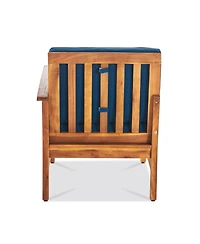Streamdale Modular Acacia Wood 7-Piece Outdoor Sectional Set