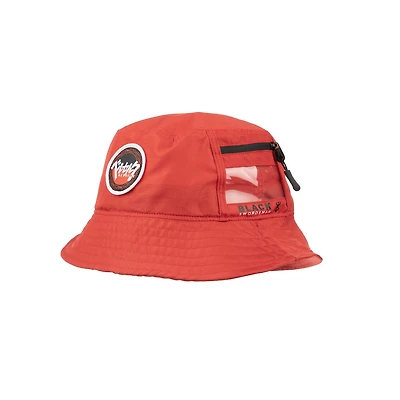 Berserk Men's Black Swordsman Red Bucket Hat-osfa