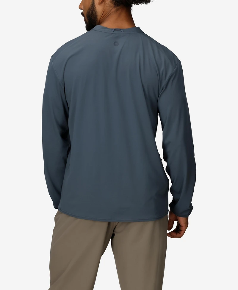 Marmot Men's AirExchange Ultraviolet Protection Factor 50 Crew Long Sleeve T-Shirt