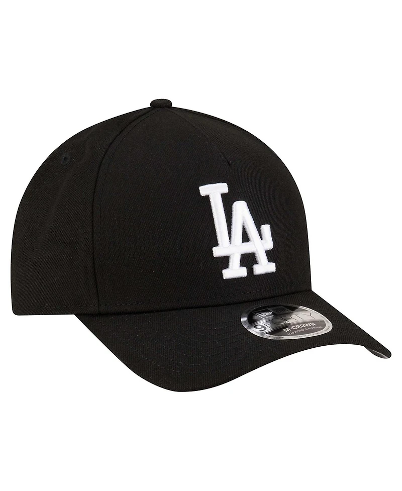 New Era Men's Black Los Angeles Dodgers Player Replica 9Forty Adjustable Hat
