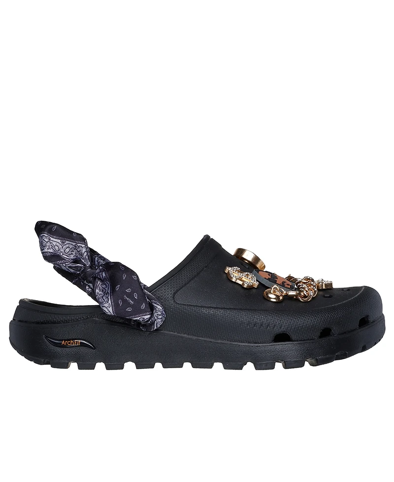 Skechers Women's Snoop Dogg: Arch Fit Footsteps - Rolling Glitz Clog Sandals from Finish Line