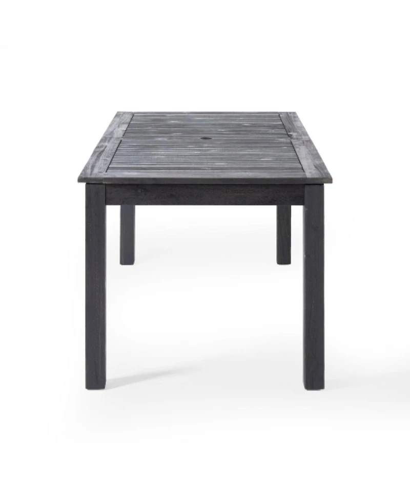 Streamdale Acacia 7-Piece Expandable Dining Set, Gray