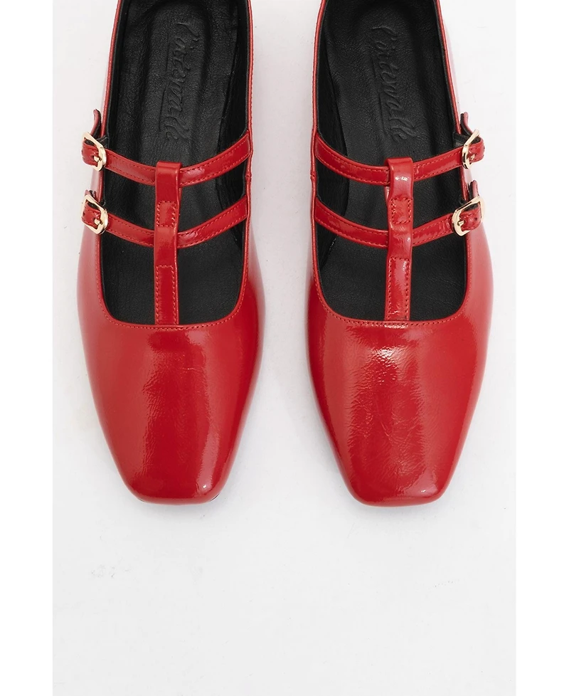 Women's Starling Leather Mary Jane Flats