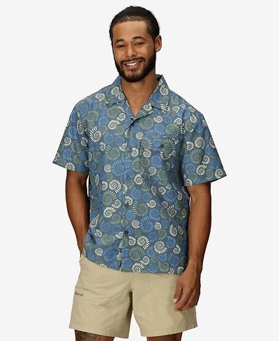 Marmot Men's AirExchange Ultraviolet Protection Factor 40 Camp Novelty Short Sleeve Shirt
