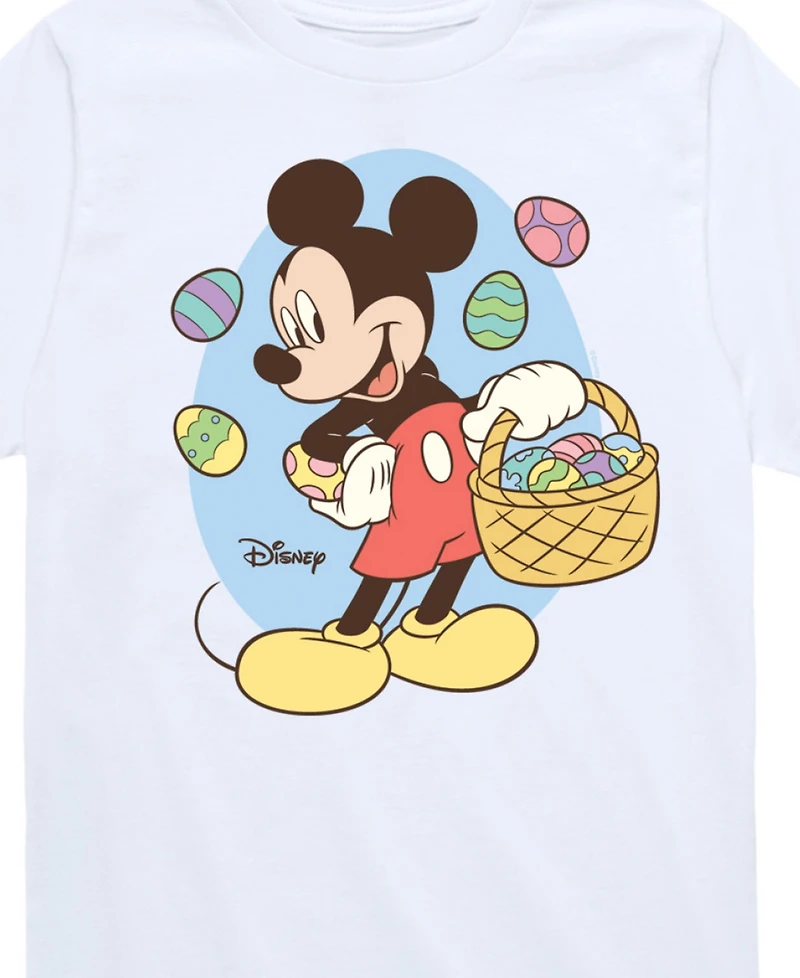 Disney Toddler Boys Mickey Easter Basket Graphic T-Shirt