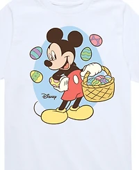 Disney Toddler Boys Mickey Easter Basket Graphic T-Shirt