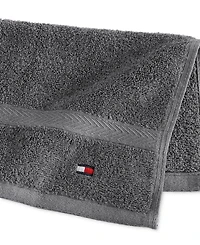 Tommy Hilfiger Home Modern American Solid Cotton Washcloth, 13" x
