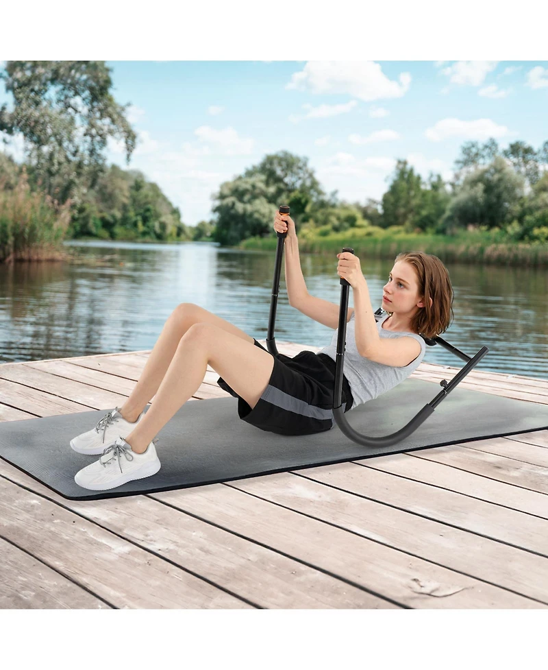 Fitness Ab Trainer with Padded Head and Neck Support
